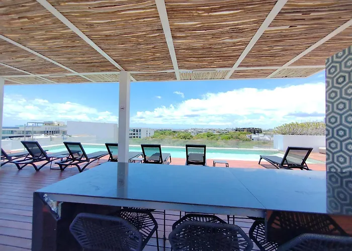 Apartamento Precioso Estudio En Excelente Zona De Playa Del Carmen-pool-gym By Yeah
